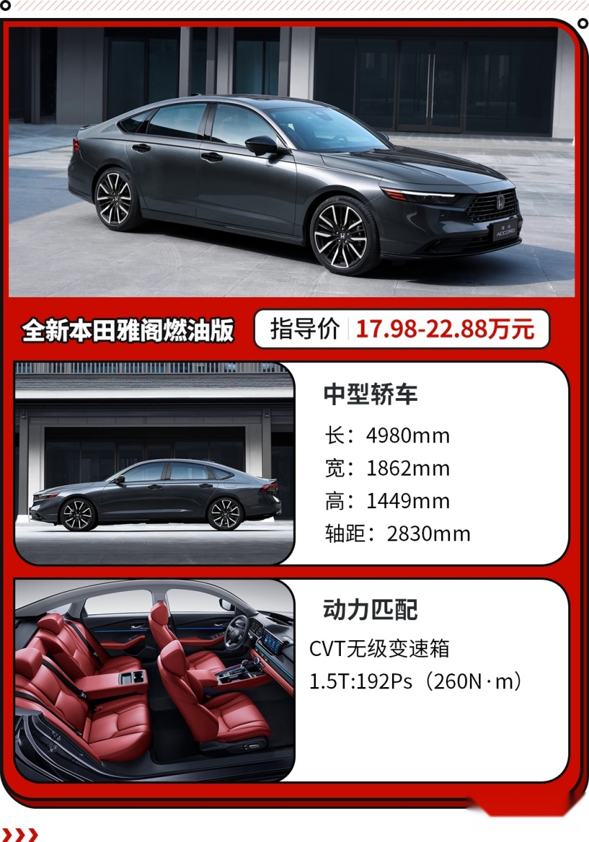 降价还增配！这20万级本田轿车更新 哪款更值得买？