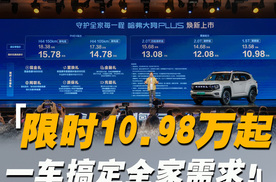 哈弗大狗 PLUS上市：限时10.98万元起，一车搞定全家需求！