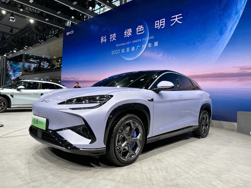 未命海洋网首款中型纯电SUV全球首发亮相，比亚迪海狮07 EV