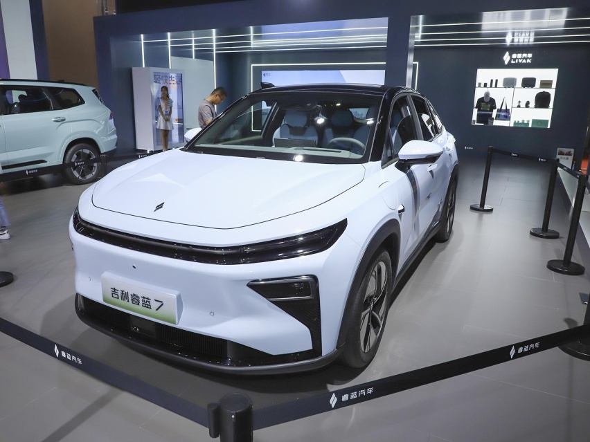 纯电动轿跑SUV 吉利睿蓝7有望6月份上市 支持换电
