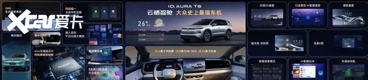 【E汽车】售12.99万起 纯电中型SUV 大众ID.AURA T6上