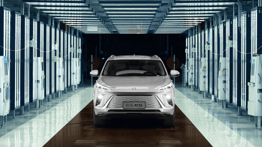 别克首款奥特能平台大五座SUV——Electra E5试装车下线!