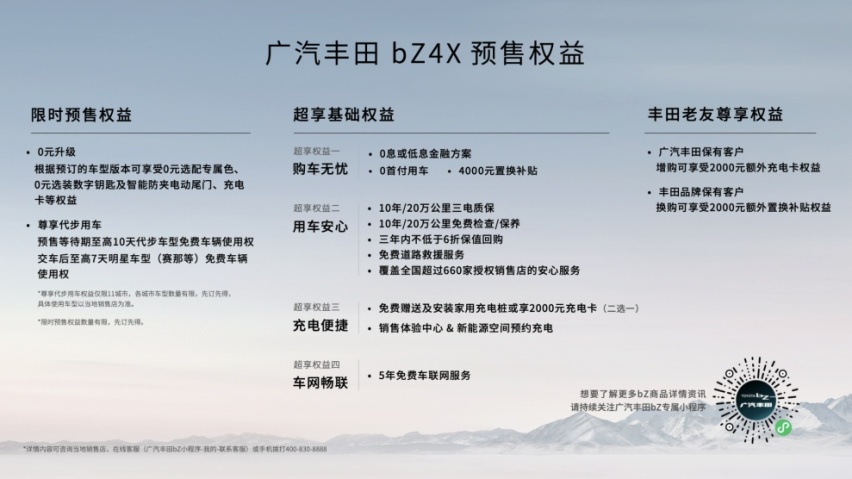 19.98万元起，广汽丰田bZ4X正式上市