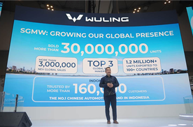 四季度上市 五菱星光730亮相印尼国际车展