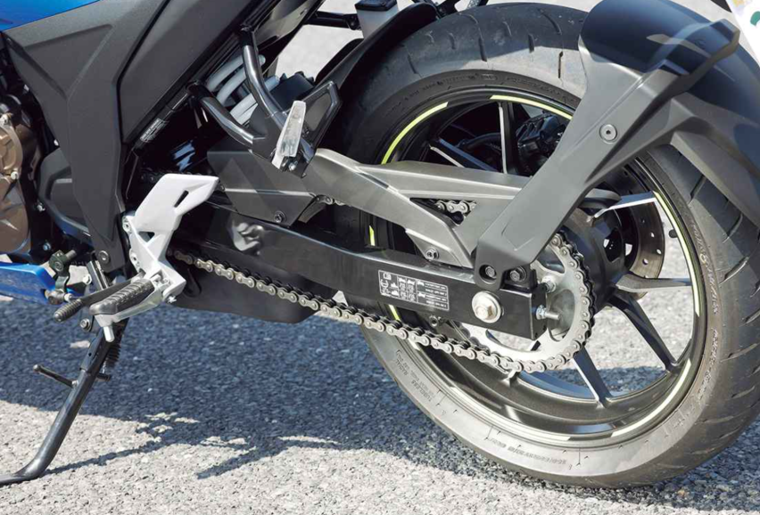 铃木Gixxer SF250街跑摩托，最大26马力，车身更轻操控更好