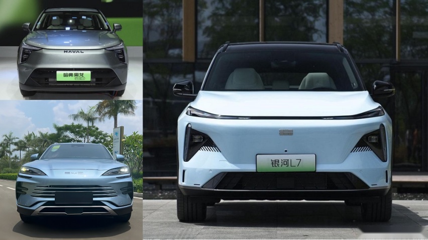 宋PLUS DM-i冠军版、哈弗枭龙、银河L7对比，表现如何？怎么选？