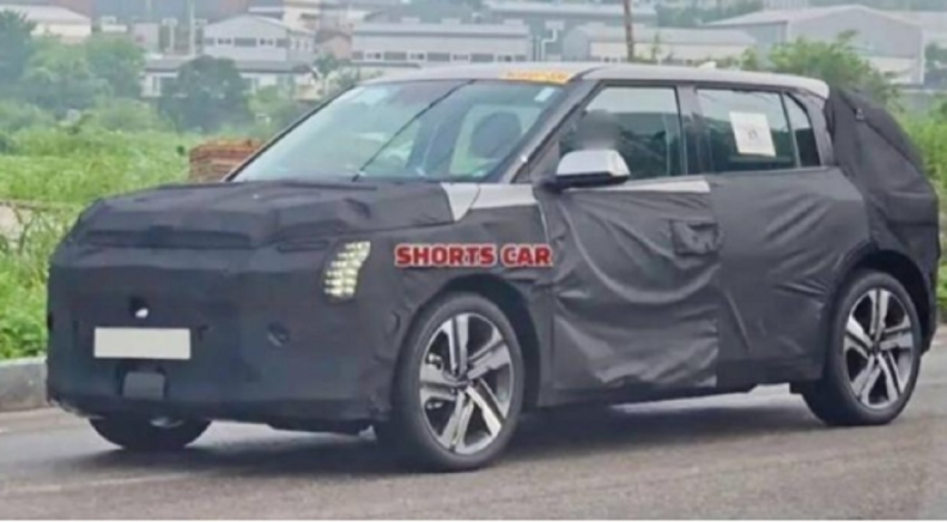 纯电小型SUV,起亚EV4测试谍照曝光
