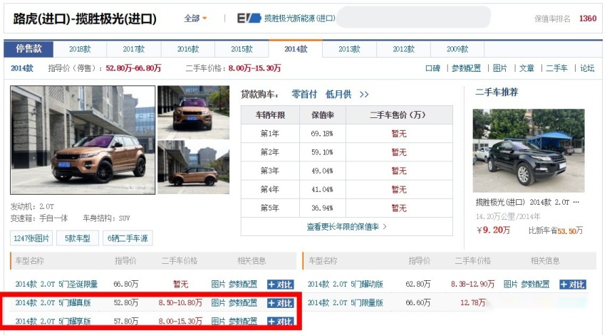 豪华车市场真卷！新款路虎极光L终端优惠13万，最低25万多就能买