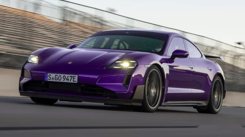 2025款保时捷Taycan Turbo GT，双电机超1100马力，