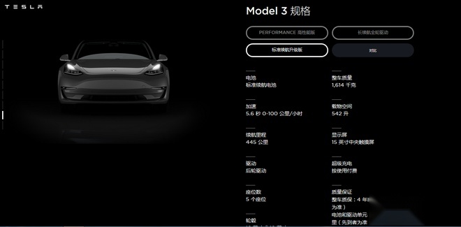 首批国产特斯拉MODEL 3正式交付 续航445公里