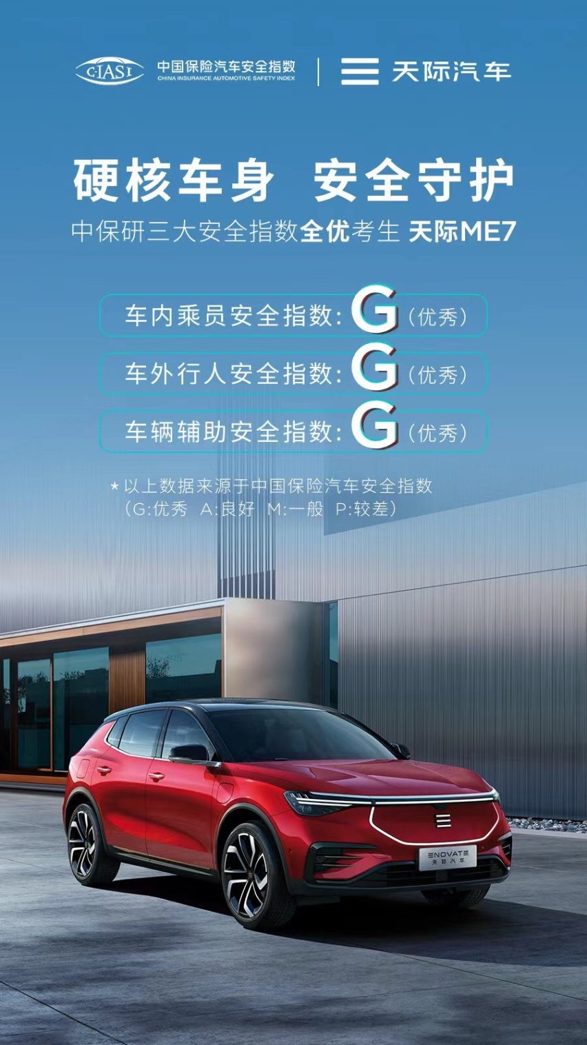 中保研撞出“尖子生”，天际汽车金榜题名