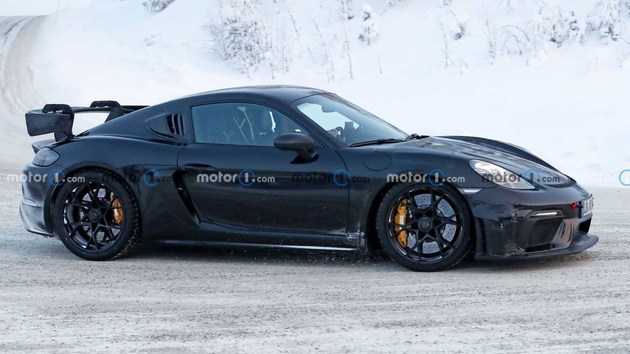 【新车资讯】#保时捷Cayman GT4 RS谍照#近