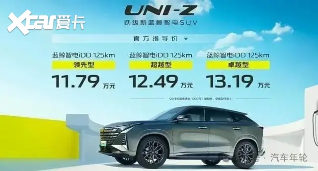 插混增程双模式/标配L2智驾，长安UNI-Z起售11.79万