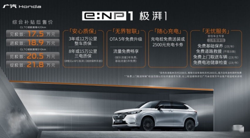 没有发动机的本田也能做到乐趣十足，e:NP1极湃1不一般