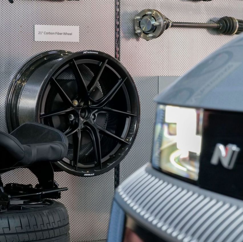 未来的现代N产品将配备轻质碳纤维车轮