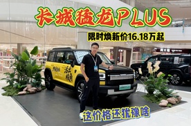 长城猛龙PLUS上市，限时焕新价16.18万起，五座七座可选续航出色