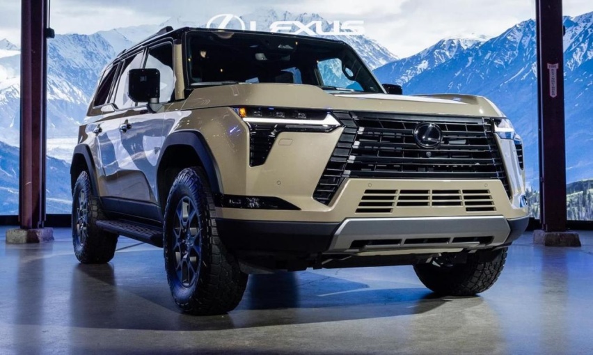 2024款雷克萨斯GX，新一代普拉多原型，V8换2.4T四缸