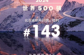 2024年全球车企销量排行榜前十出炉，比亚迪排名第五