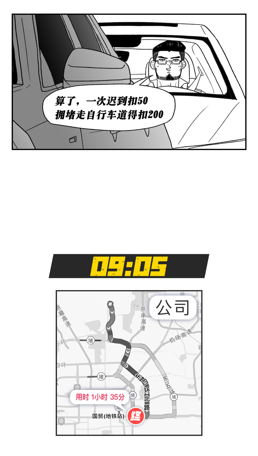斗智斗勇，伤神费力，开车通勤的人值得瑞思拜