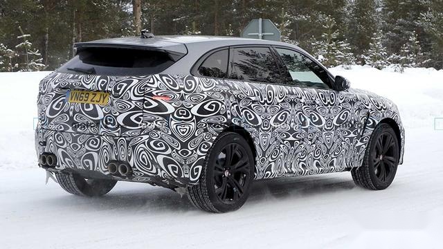 新捷豹F-PACE SVR谍照曝光，搭5.0T V8发动机