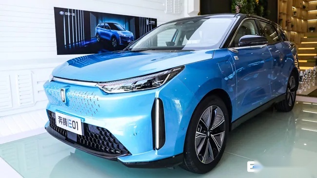 纯电动中型SUV,奔腾E01正式开启盲订