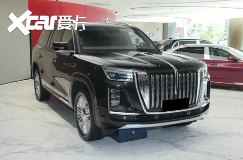 最强华系SUV！红旗金葵花国耀四座版实车，搭载4.0T八缸发动机