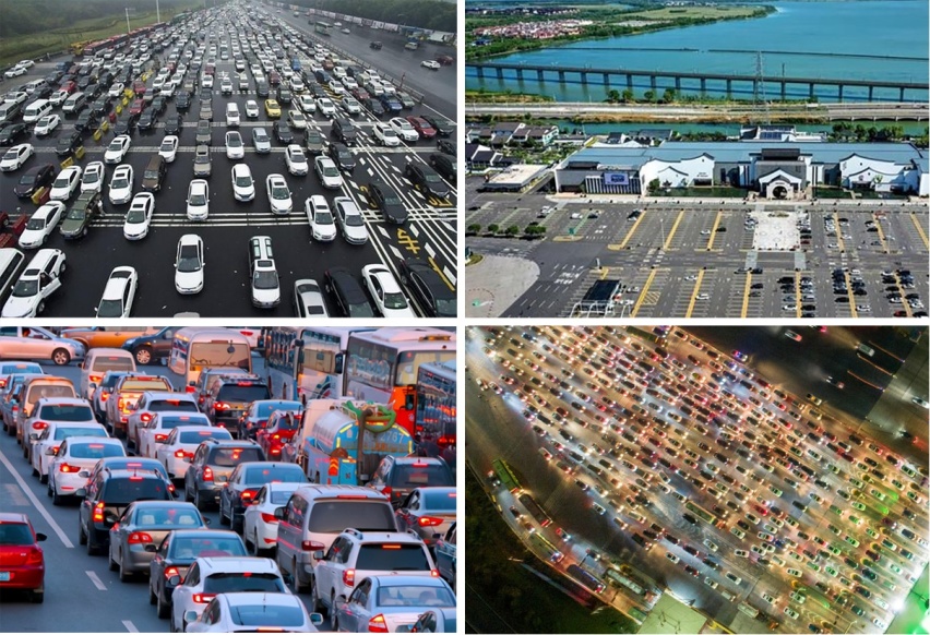 假期已进入尾声、返程车辆已陆续上路，路线规划建议选择绕过高速公路