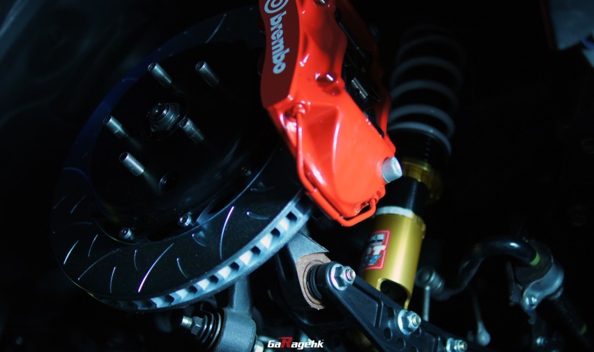狂野之蓝，斯巴鲁WRX STI改装Brembo GT刹车套件