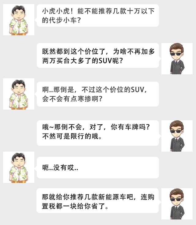 空间太小了，10来万还买小型轿车？加钱上SUV吧！