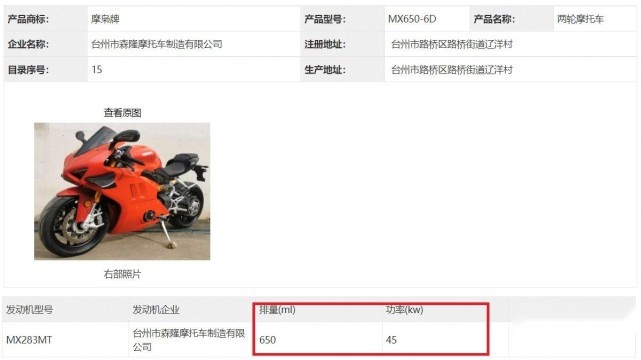 摩枭又出新车 国产“街霸”“Panigale V4”碉堡了