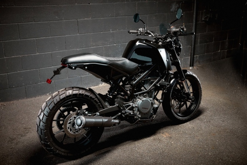 街车秒变复古 KTM Duke 390最成功的改装案例