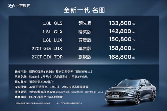 真·中级车全新一代名图不跟紧凑型家轿“讲道理”