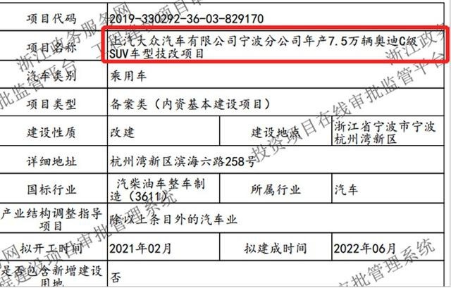 上汽大众国产奥迪项目定了，很可能是Q7！门槛价能跌破60万么？