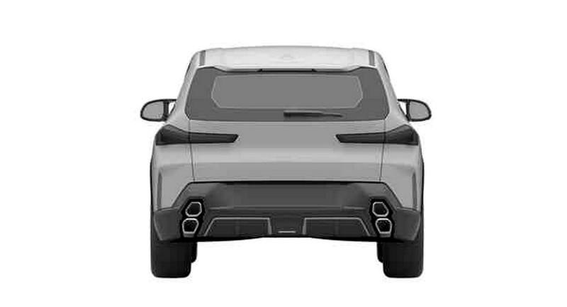 搭4.4T V8插混系统 宝马XM量产版专利图曝光 或将年内亮相