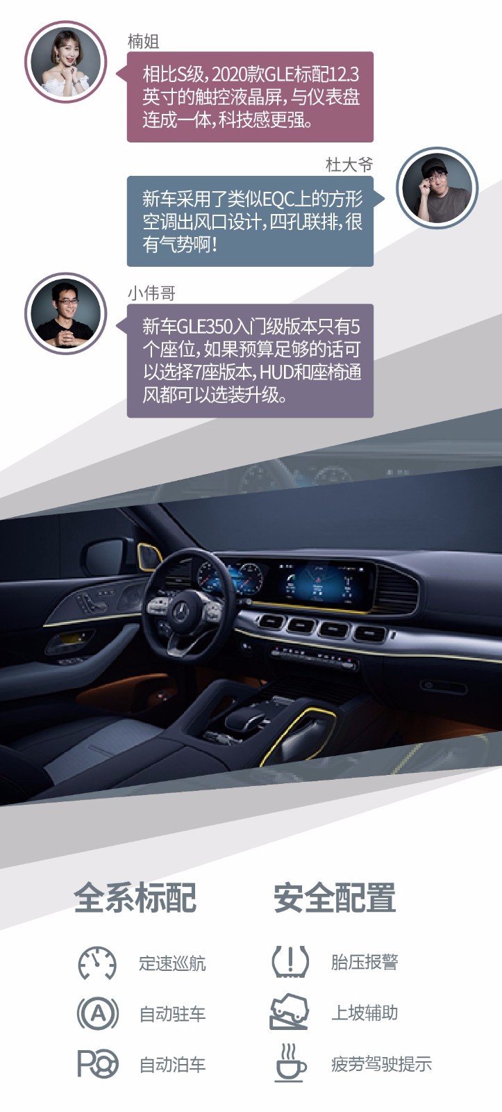 一张图看懂奔驰GLE，豪华也要向“年轻”看齐？