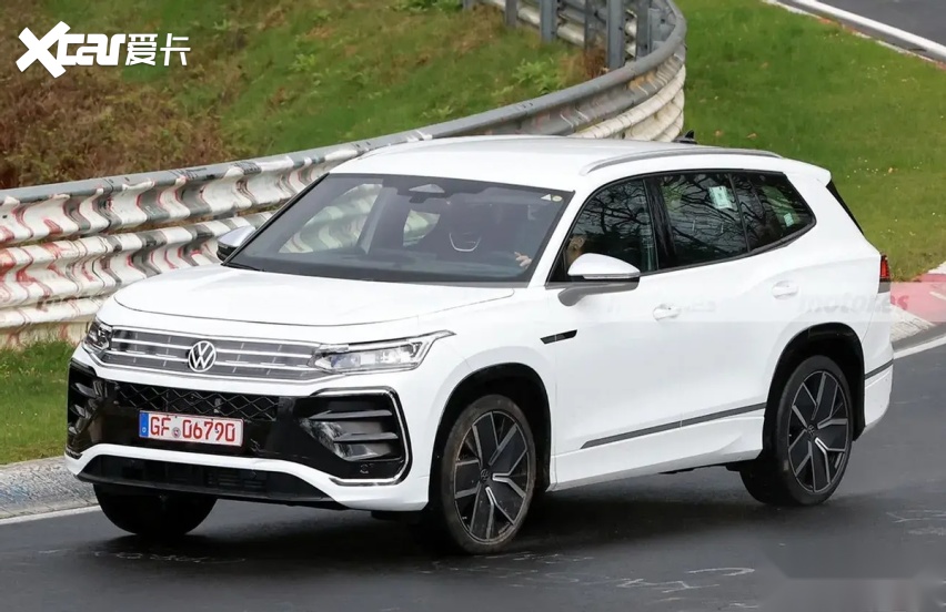 全新大众探岳测试车上路,外观看齐新途观,或有三排座版本-爱卡汽车爱
