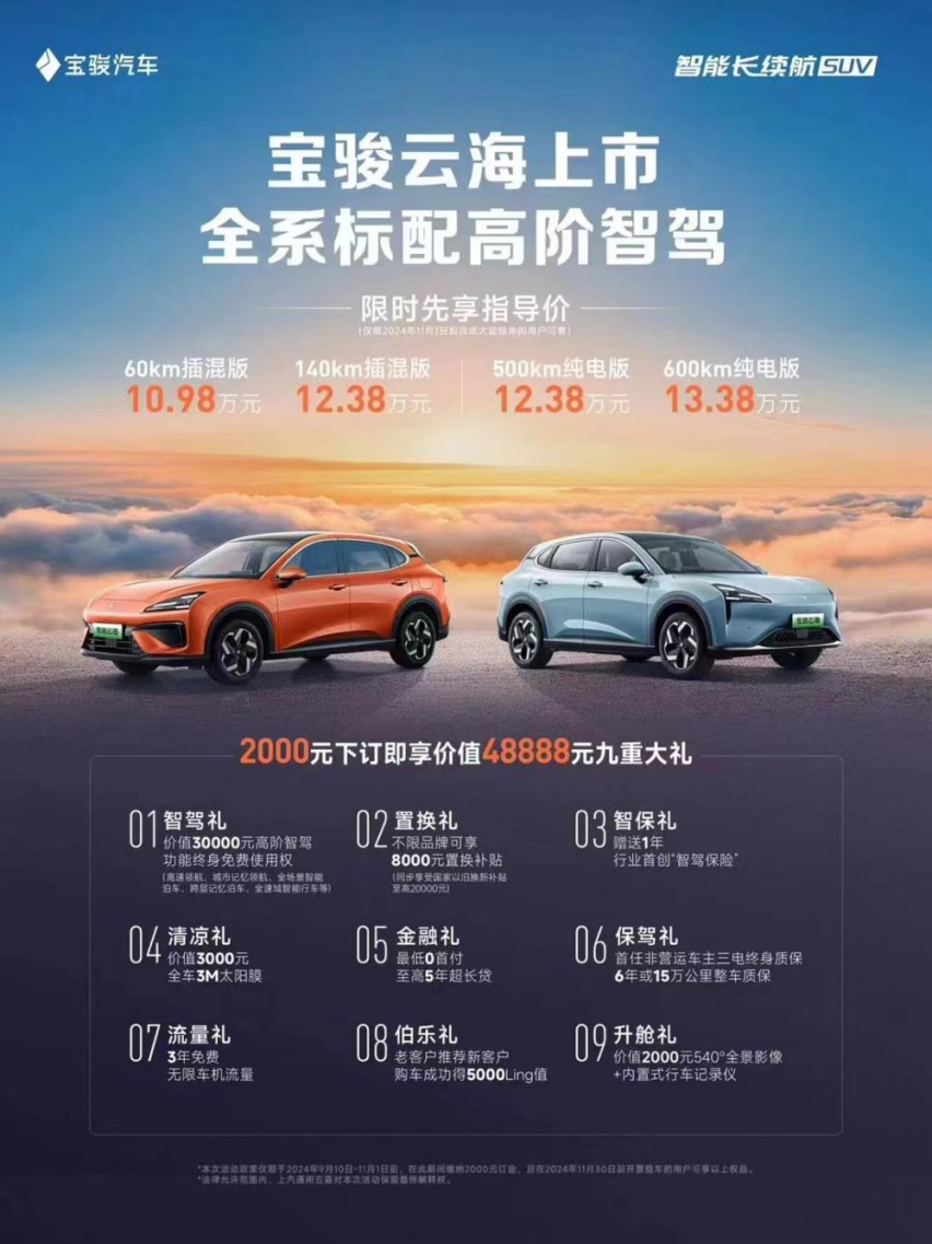 五菱整顿微型车 宝骏云海要整顿新能源SUV了？