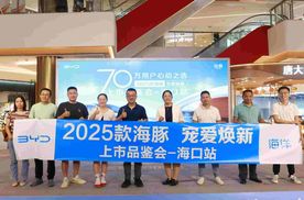 比亚迪2025款海豚宠爱焕新海口上市，启航精致出行新时