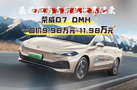 破吉尼斯世界纪录 荣威D7 DMH一口价起售9.98万