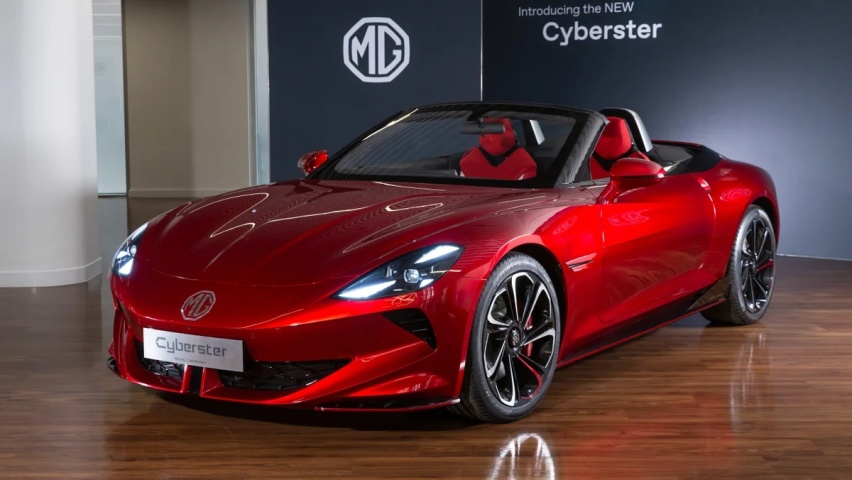 MG Cyberster海外亮相 5万英镑起售！
