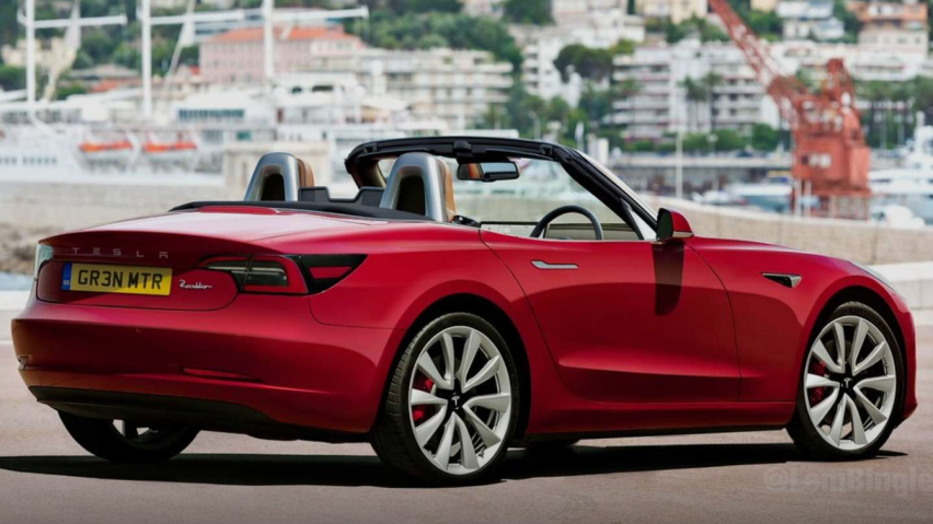 特斯拉Model 3敞篷版渲染图曝光！两个字:想要！