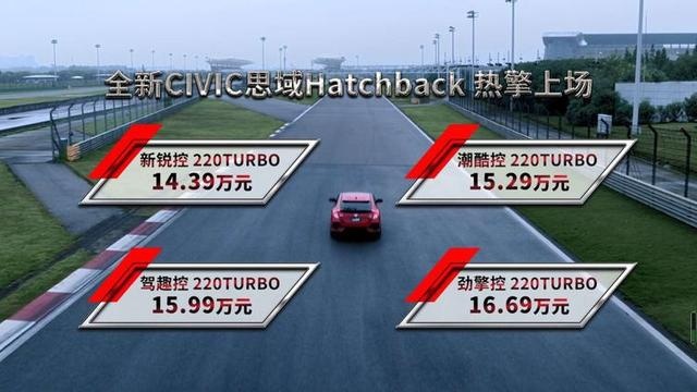 万众瞩目 东风本田全新思域Hatchback上市 起售价14