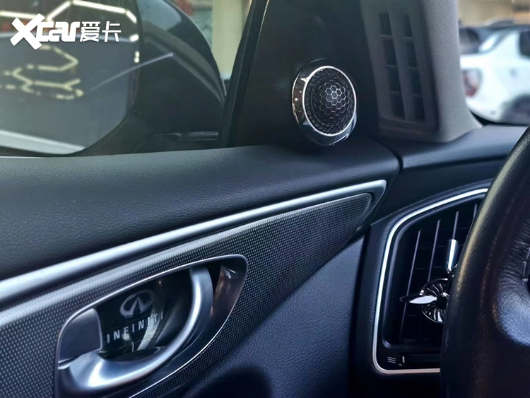 英菲尼迪Q50汽车音响改装黄金声学，台州慧声汽车音响改装店