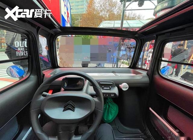 很适合城市代步雪铁龙ami实车外观比奔驰smart更迷人