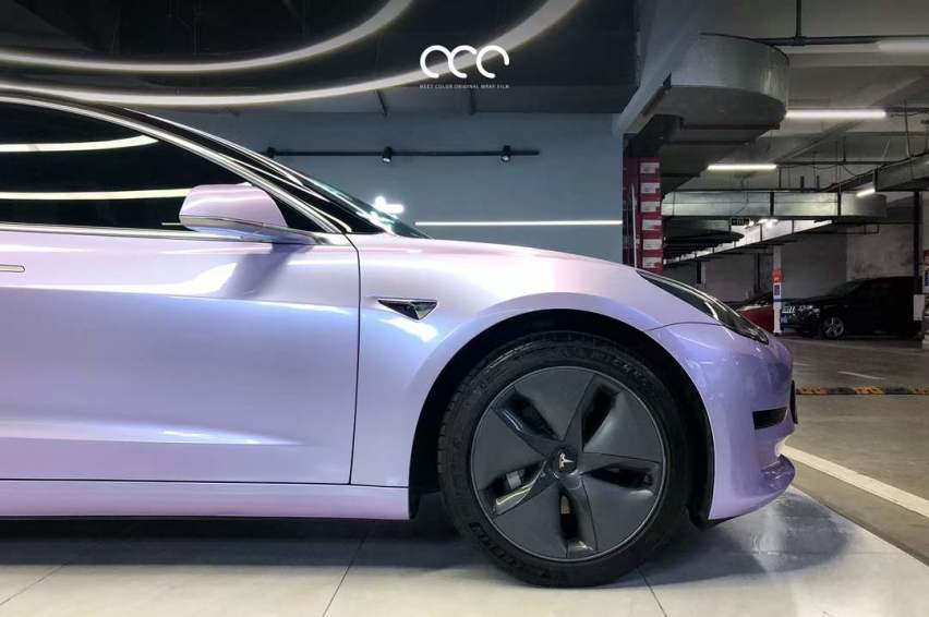 特斯拉MODEL3——渐变亮面银幻紫