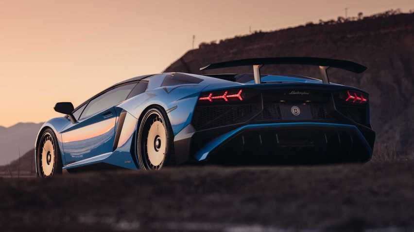 品鉴一下兰博基尼Aventador SV的HRE新轮毂