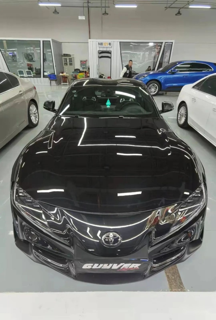 满是碳纤维件的丰田Supra，为了一套轮毂而舍去Endless刹车
