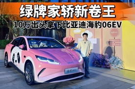 绿牌家轿新卷王，10万出头拿下比亚迪海豹06EV