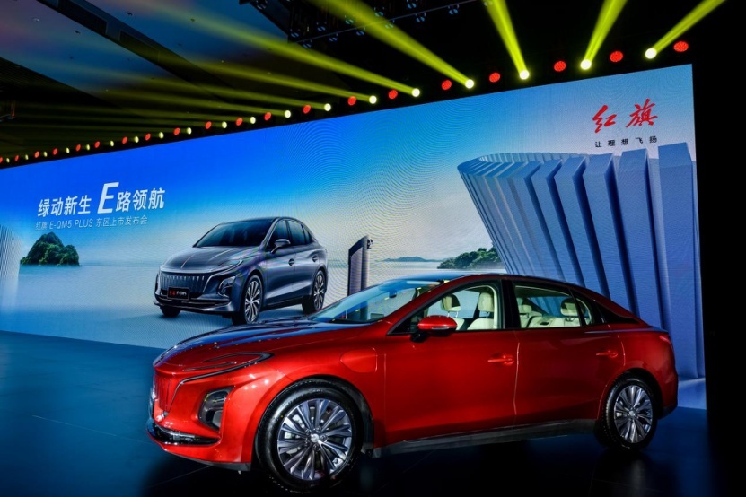 车长超5米，续航605km,红旗E-QM5 PLUS强势来袭