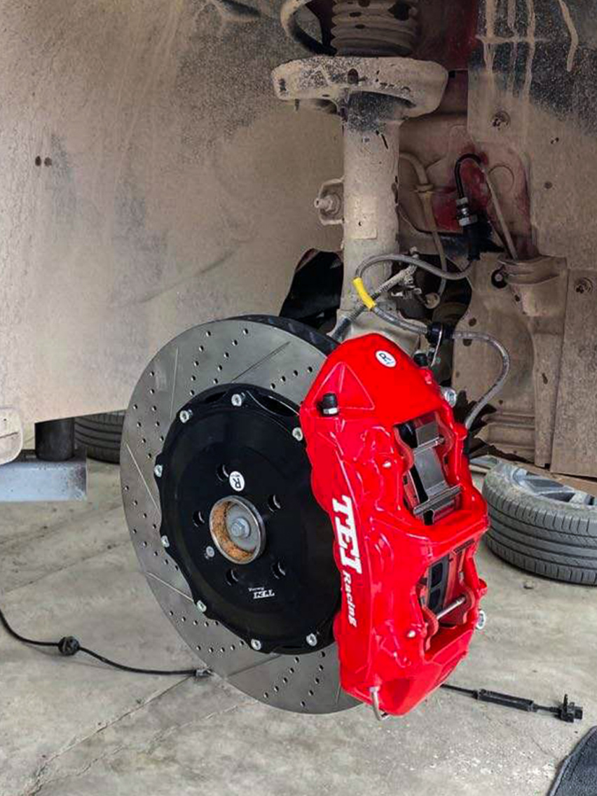 领克01改装TEI Racing S系列街道版高性能制动套件
